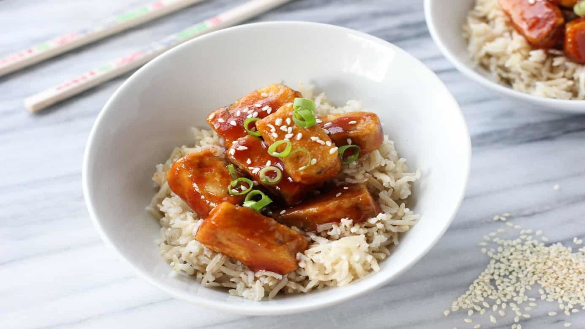 Garlic Braised Tempeh LivGood Lebanon