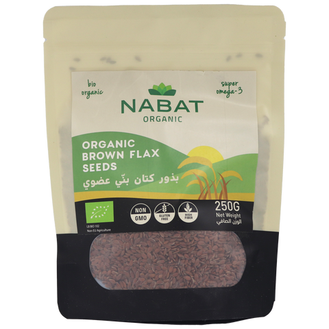 Nabat Organic Brown Flaxseeds