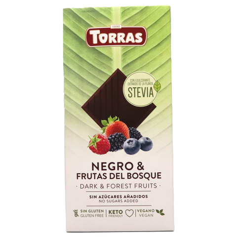Torras Stevia S/F Dark & Forest Fruits Chocolate