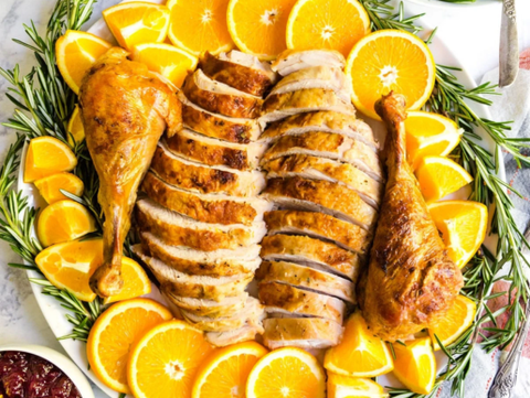 Orange Glazed Turkey Cutlets