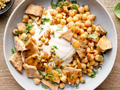 Carob & Tahini Fatteh (Lent-Friendly, No Dairy)