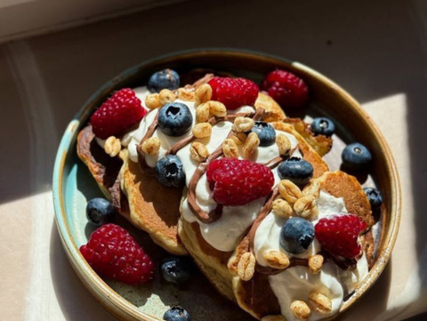 Protein Yogurt Pancake Bowl