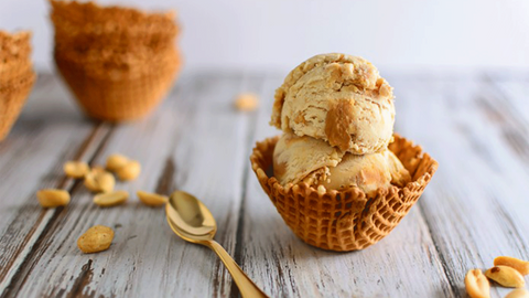 Maple Peanut Butter Ice Cream