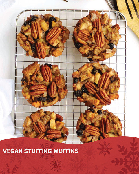 Stuffing muffins with chestnuts (Vegan)