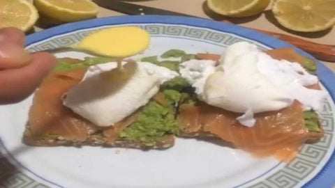 Poached eggs and avocado Toast