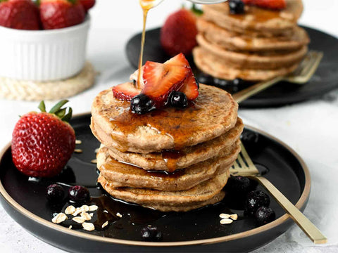 Almond Fruit Oat Pancake