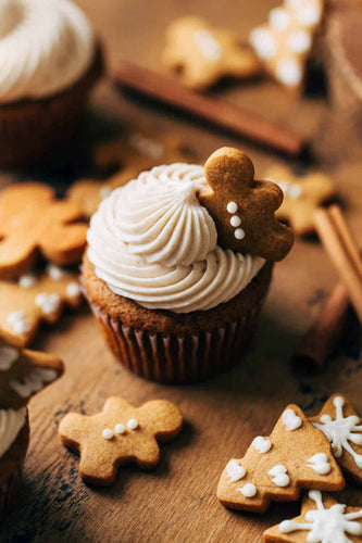 Healthy Gingerbread Cupcakes