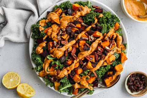 Sweet Potato Salad With Smokey Tahini Dressing