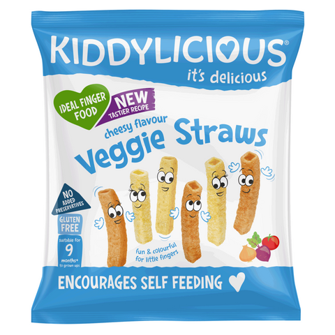 Kiddylicious Veggie Straws Cheesy Flavour