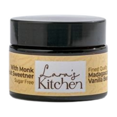 Lara's Kitchen Ground Vanilla Beans With Monk Fruit Sweetener Sugar Free