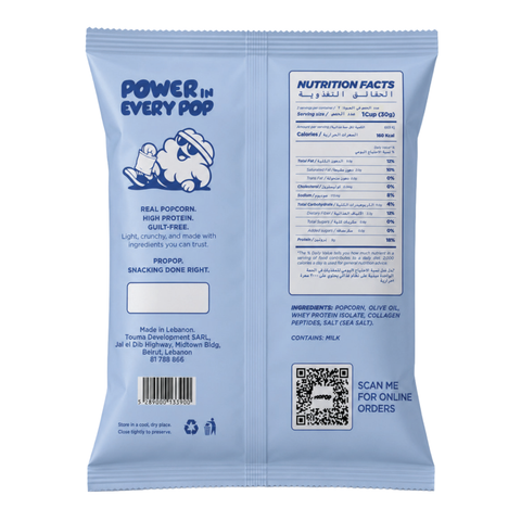 Propop Protein Popcorn Seasalt