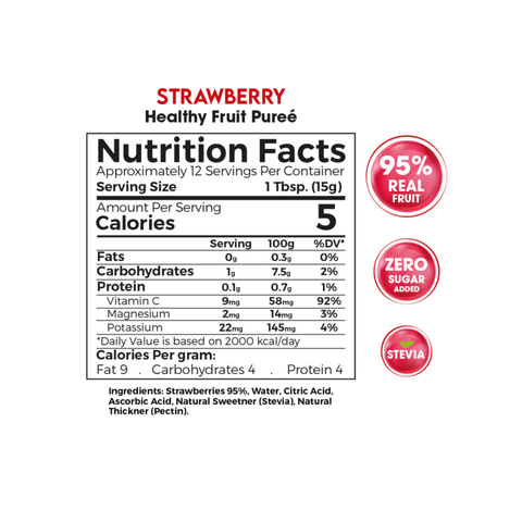 Zero Treat Pureé - Strawberry