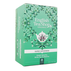 Ets Organic Green Sencha, White Tea & Matcha Super Speciality Tea - 20 Sachets