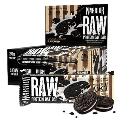 Warrior Raw Protein Flapjack- Cookies and Cream