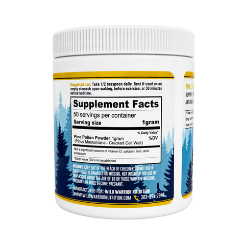 Wild Warrior Nutrition Pine Pollen Powder