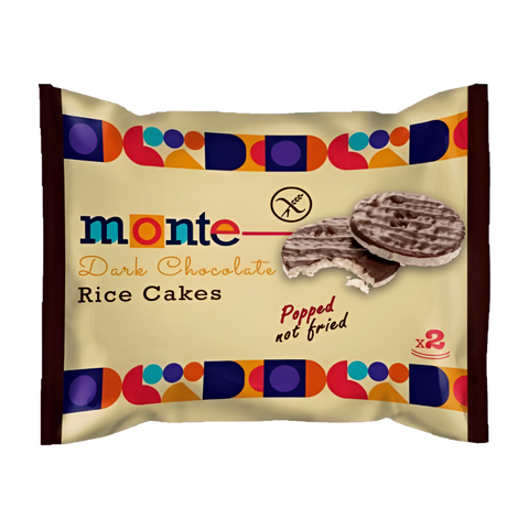 Monte Rice cake coated Dark Chocolate