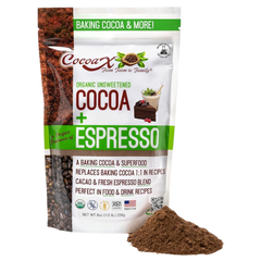 Cocoax Organic Cocoa Powder With Espresso Powder