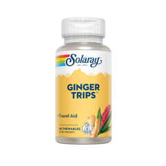 Solaray Ginger Trips-Chewable 67 Mg.