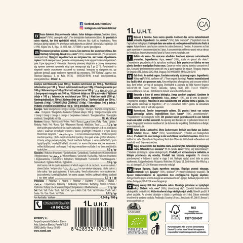 Ecomil Barista Oat Drink No Added Sugar