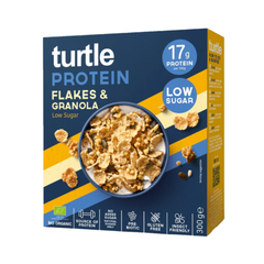 Turtle Organic Protein Flakes & Granola Low Sugar