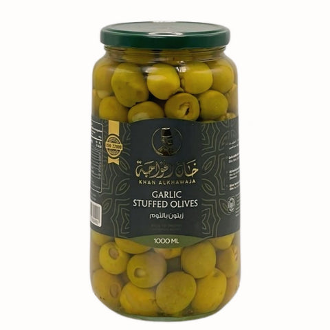 Khan El Khawaja Garlic Stuffed Olives