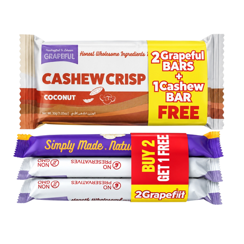 Buy 2 Grapeful Bars Get 1 Cashew Bar Free