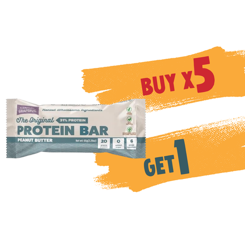 Grapeful Protein Bar 5+1 Peanut Butter