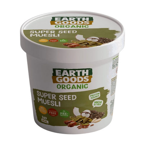 Earth goods Organic Gluten Free Super Seeds Muesli