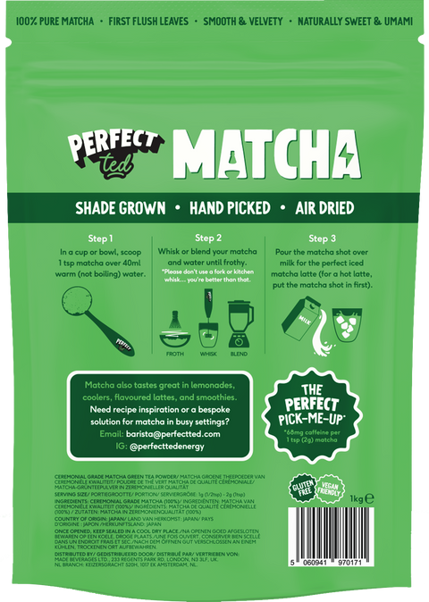 Perfect Ted Ceremonial Grade Matcha Powder 1kg