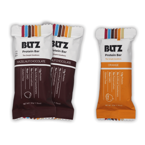 BLTZ Buy 2 Hazelnut Chocolate bars and get 1 Orange for free
