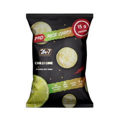 24/7 Rice Chips Chili Lime Popped Not Fried 