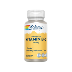 Solaray Vitamin B6 100 Mg-2 Stages-
