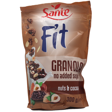 Sante Fit Granola Nuts Cocoa No Added Sugar