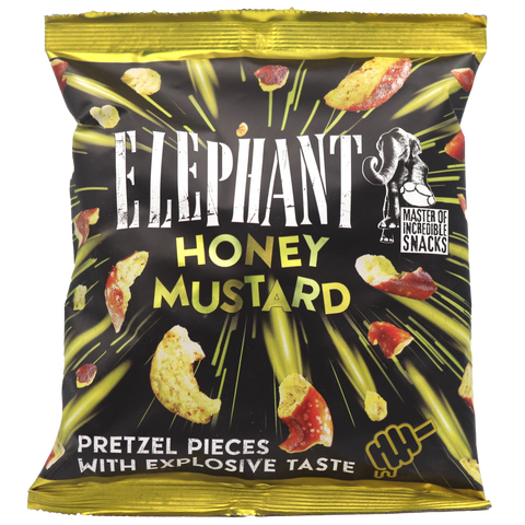 Elephant Pretzel Pieces - Honey Mustard