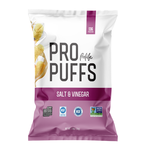 Prolife Pro Puffs Salt & Vinegar 13G Protein