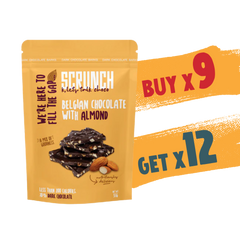 Buy 9 Get 12 Scrunch Chocolate With Almond 35g