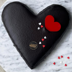 OhBakeHouse Chocolate Heart Shaped Cake