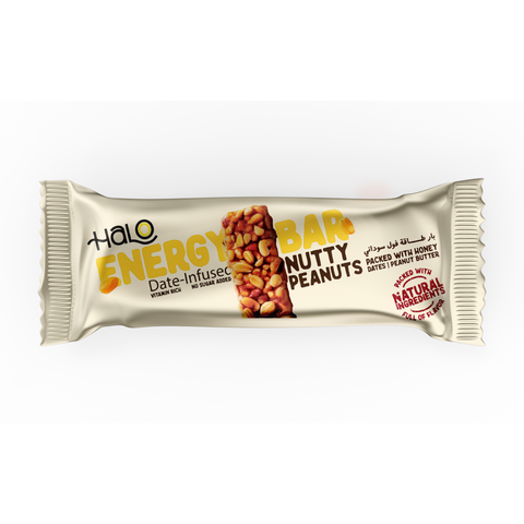 Halo Nutty Peanuts Energy Bar