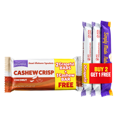 Buy 2 Grapeful Bars Get 1 Cashew Bar Free