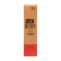 Brewberry Strong Compostable 6 Coffee Capsules