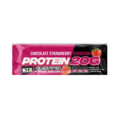 Nix Protein 20G Strawberry Chocolate + Collagen Peptides No Added Sugar