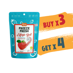 Peddle Life Buy 3 Get 4 Magic Ball - Apple Strawberry 16G