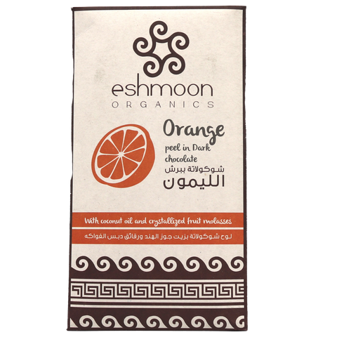 Eshmoon 70% Dark Chocolate With Orange Peel Tablet