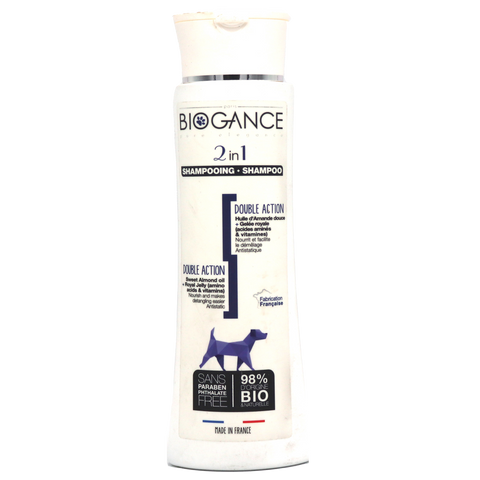 Bio Dog 2 In 1 Shampoo Double Action