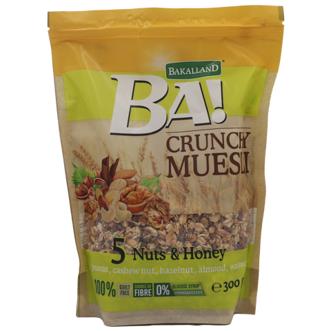 Ba Crunchy Muesli With 5 Nuts And Honey