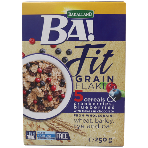 Ba Grain Flakes 5 Cereals, Cranberries & Blueberries