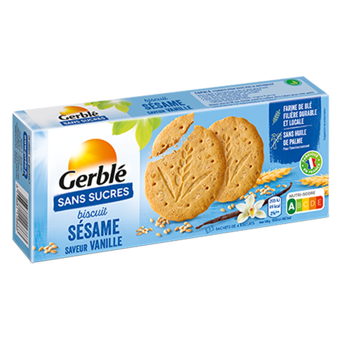 Gerblé Vanilla flavored sesame cookie