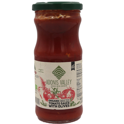 Adonis Valley Organic Tomato Sauce With Olives
