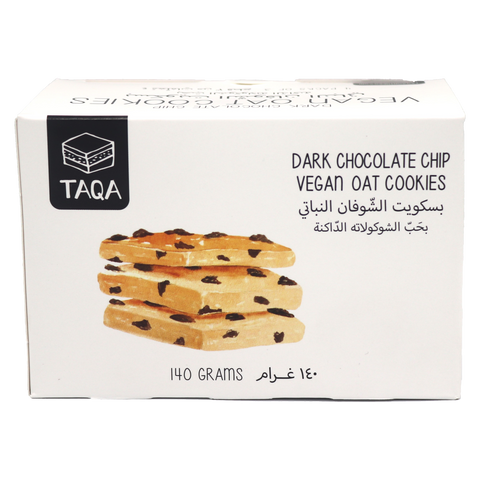 Taqa Vegan Oat Cookies Chocolate Chip Pack