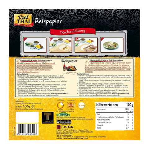 Real Thai Rice Paper
